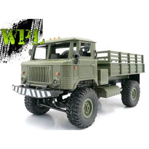 Радиоуправляемый грузовик внедорожник WPL B - 24 1:16 2.4 ГГц - RTR - Зеленый армейский